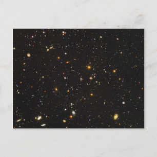 Hubble Ultra Deep Fält View of 10 000 Galaxies Vykort