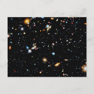 Hubble Ultra Deep Fält Vykort
