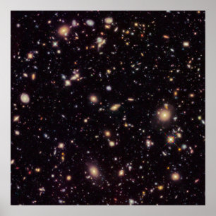 Hubble Ultra djupt fält (HUDF) 2012 [trycket] Poster