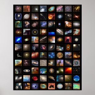 Hubble utrymmeaffisch poster