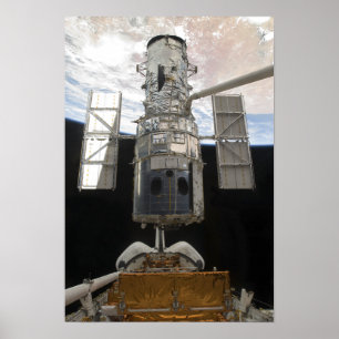 Hubble utrymmeteleskop i Atlantis lastfjärd Poster