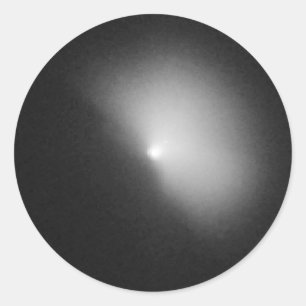 Hubble View of Comet Tempel Runt Klistermärke