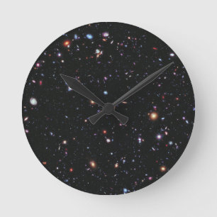 Hubble Xtreme Deep Fält Rund Klocka