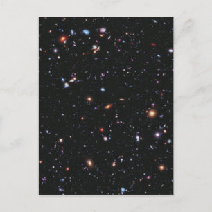 Hubble Xtreme Deep Fält Vykort