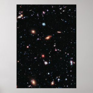 Hubble Xtreme Deep Fält (XDF) Poster