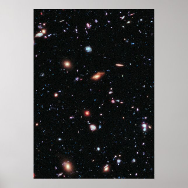 Hubble Xtreme Deep Fält (XDF) Poster (Framsidan)