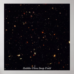 HubbleUltraDeepField, Hubble Ultra Deep Fält Poster