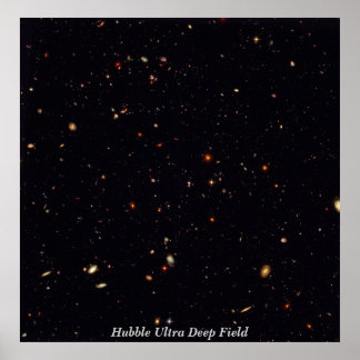 HubbleUltraDeepField, Hubble Ultra Deep Fält Poster