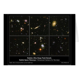 HubbleUltraDeepFieldDetails-2004-07c Hälsningskort
