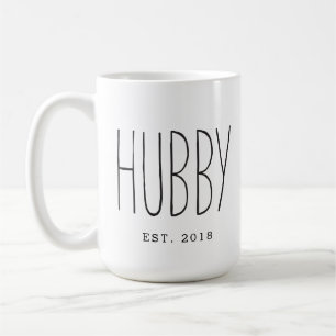 Hubby Anpassningsbar Couple Mugg Bröllop Mugg årsd