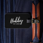 Hubby Est 2023 - marskalkar Bagagebricka<br><div class="desc">Hubby Est 2023 - marskalkars Luggage tag & Travel Gifts.</div>