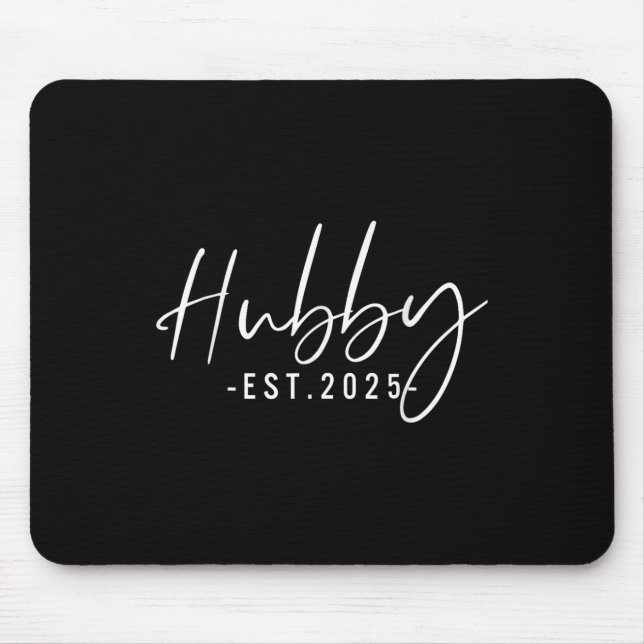 Hubby Est 2025 Ny gifta Honeymoon Make Wedd Musmatta (Framsidan)