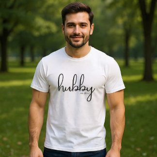 Hubby Established Personalized Year T Shirt