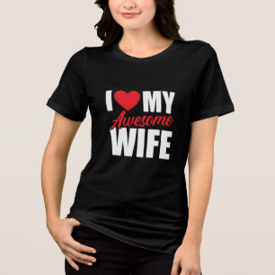 Hubby Hilarity: Cheeky Shirts för fruar som Kärlek T Shirt