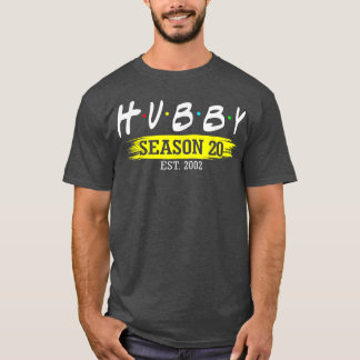 Hubby Season 20 Est 2002 Giftermål 20 Bröllop Ann T Shirt
