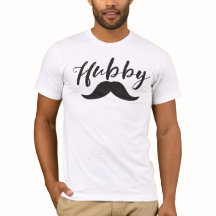Hubby T-Shirt (med mustache)