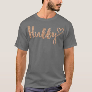 Hubby with Heart Fau Ro Guld T Shirt