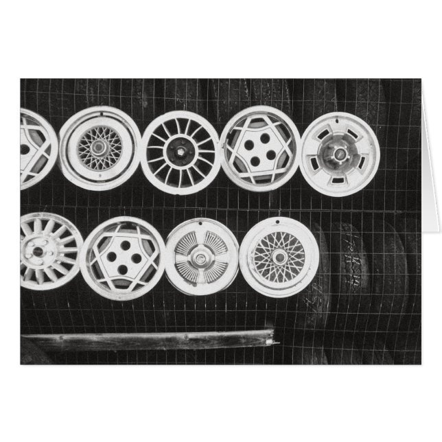 Hubcaps Hälsningskort (Framsidan Horizontal)