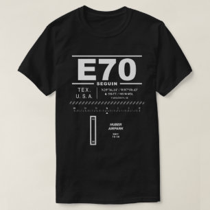 Huber Airpark Airport E70 T Shirt