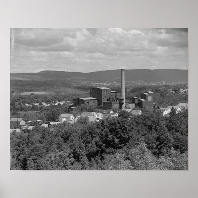 Huber Breaker Ashley Pa. Poster (Framsidan)