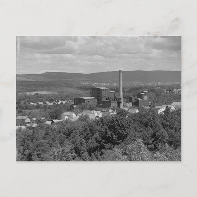 Huber Breaker Ashley Pa. Vykort (Framsida)