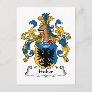 Huber familjevapen vykort