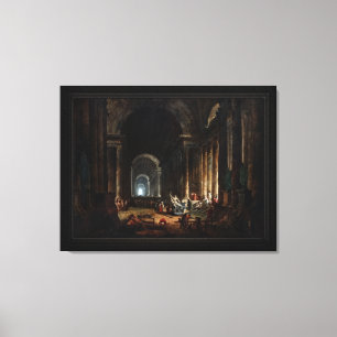 Hubert Robert Laocoons slutsatser Canvastryck