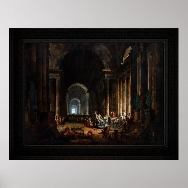 Hubert Robert Laocoons slutsatser Poster (Framsidan)