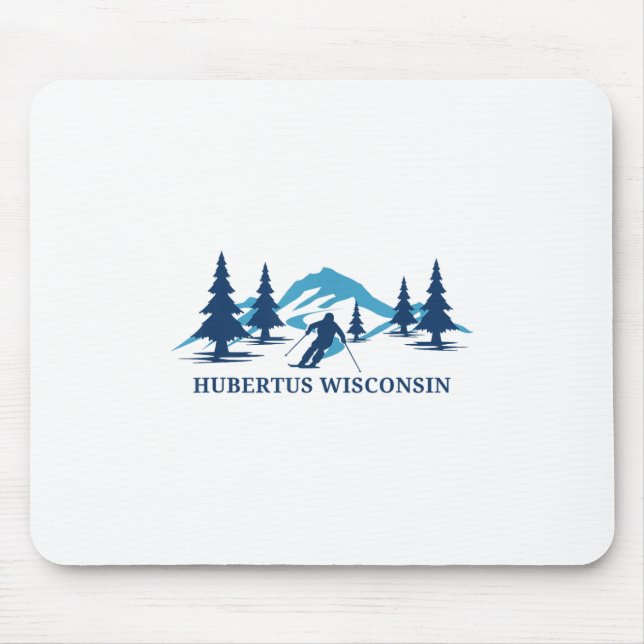 Hubertus Wisconsin Ski Resort Skiing Skier _1 Musmatta (Framsidan)