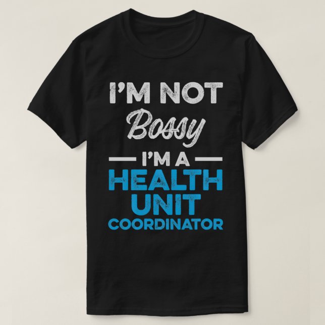 HUC Manager för hälsoenhetskoordinator T Shirt (Design framsida)