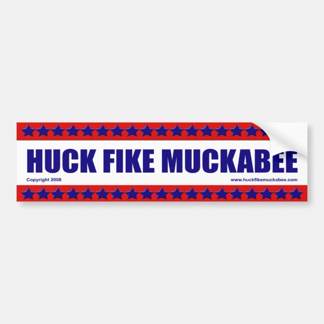 Huck Fike Muckabee Bildekal (Framsidan)