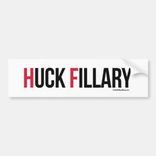 Huck Fillary - Anti Hillary Anti-Hillary - .png Bildekal