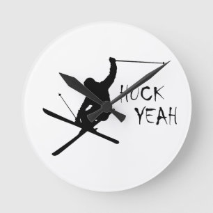 Huck Ja (Skiing) Rund Klocka