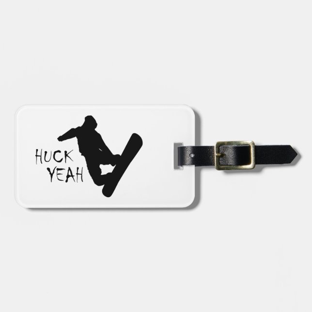 Huck Ja (Snowboarding) Bagagebricka (Horisontell Framsida)