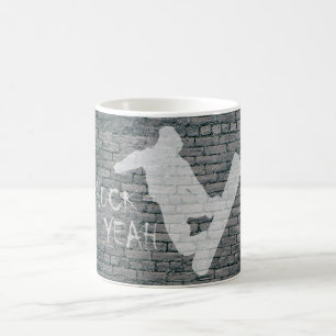 Huck Ja (Snowboarding) Kaffemugg