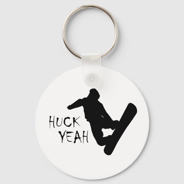 Huck Ja (Snowboarding) Nyckelring (Framsida)