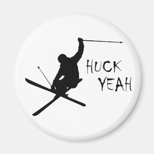 Huck Yeah (skidåkningen) Magnet