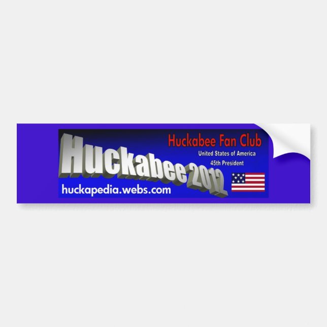 Huckabee bildekal 2012 (Framsidan)