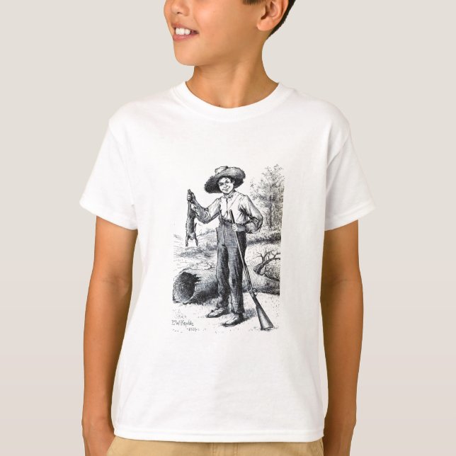 Huckleberry Finn T-shirt (Framsida)