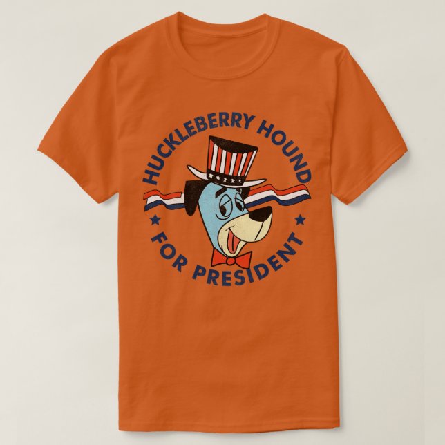 Huckleberry hound för president t shirt (Design framsida)