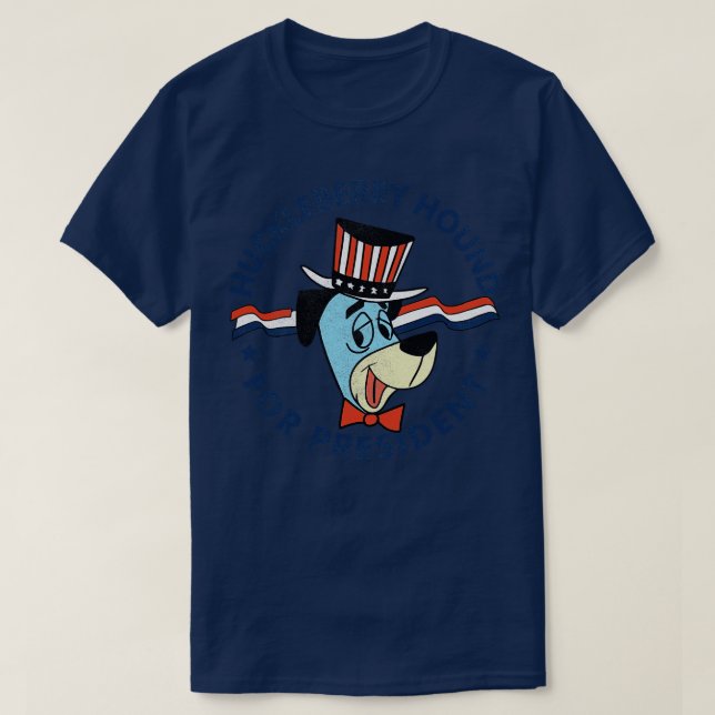 Huckleberry hound för president t shirt (Design framsida)