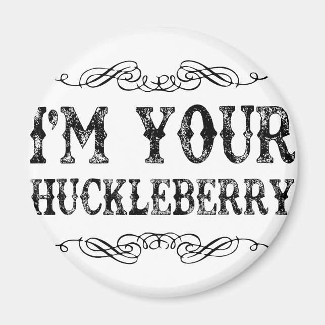 huckleberry magnet (Framsidan)