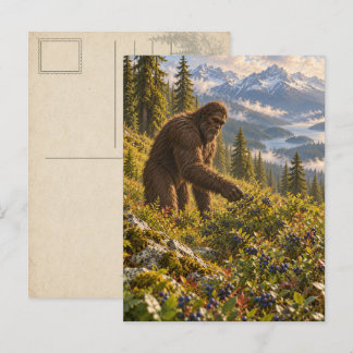 Huckleberry-säsongen Bigfoot- vykort