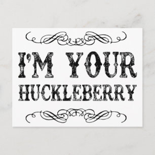 huckleberry vykort