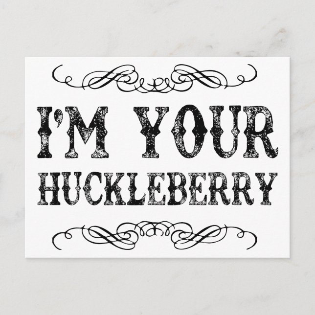 huckleberry vykort (Framsida)