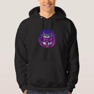 Hucky Dog Pocket Lgbtq Bisexual Gay Pride Hoodie