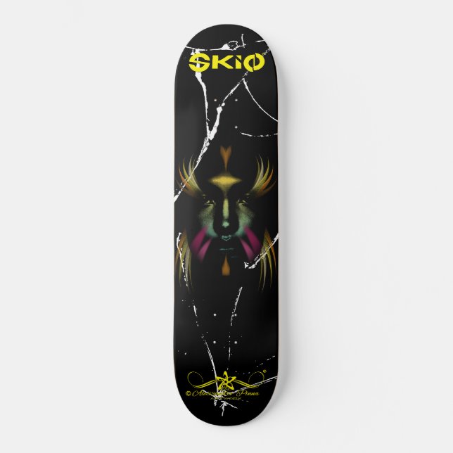 Hud 1/6 mini skateboard bräda 18,5 cm (Framsida)