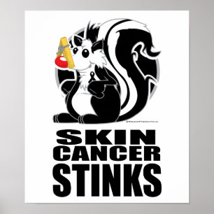 Hud Cancer Stinks Poster