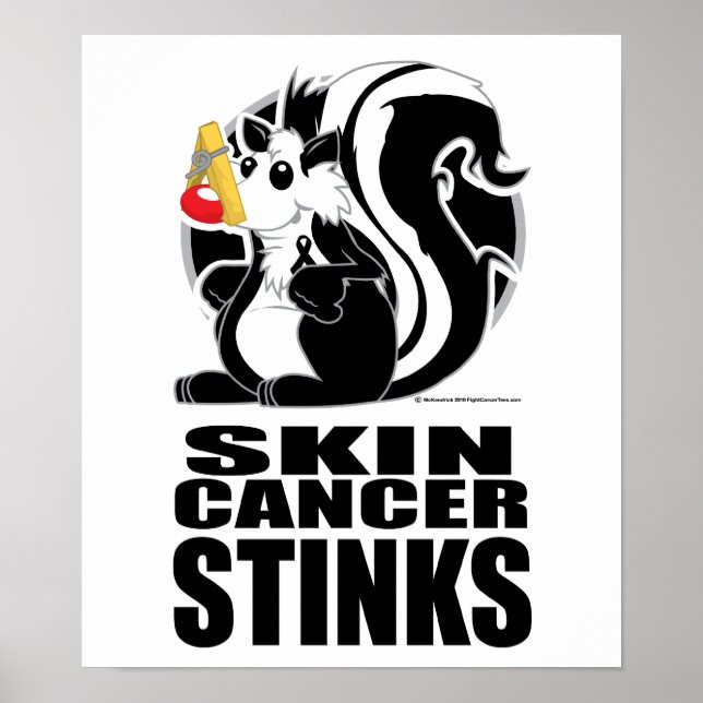 Hud Cancer Stinks Poster (Framsidan)