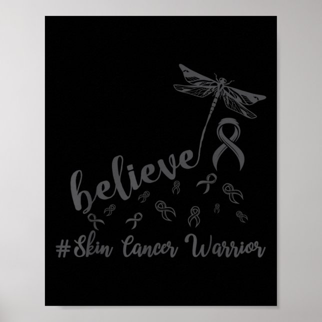 Hud Cancer Warrior Dragonfly Tro Hope Poster (Framsidan)